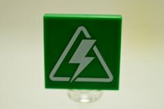 %3068b タイル[緑色]2x2(電圧注意)