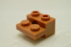 %73109 ビーム[黄褐色]1x2(プレート1x2付)