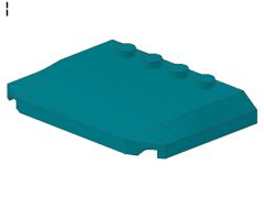 %52031 ウェッジ[ダークシアン]4x6x2/3(カーブ)