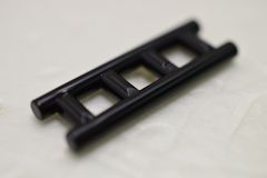 %7307 丸棒ダブル[黒](長さ4、ハシゴ)