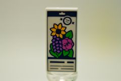 %3069b タイル[白]1x2(花)