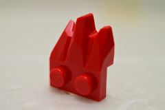 %27261 プレート[赤]2x2(爪が3つ)