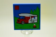 %3068b タイル[青色]2x2(キャンピングカー)