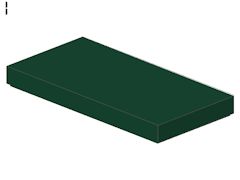 %87079 タイル[濃緑]2x4