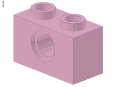 %3700 ビーム[パステルダークピンク]1x2