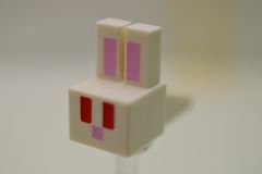%35525 ウサギの頭部[白](マインクラフト)
