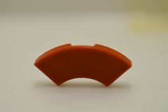 %27925 タイル[ダークオレンジ]2x2(1/4円)