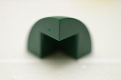 %5906 ブロック[濃緑]2x2x1.66(丸、1/4ドーム)