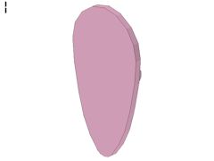 %2586 盾[パステルダークピンク](卵形)
