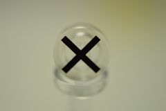 %98138 タイル[透明クリア]1x1(円、Ｘ)