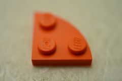 %7904 プレート[オレンジ]2x2(1/4円)