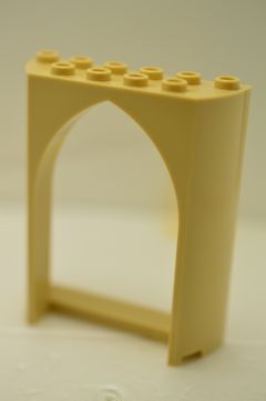 %35565 城壁[タン]2x6x6(アーチ)