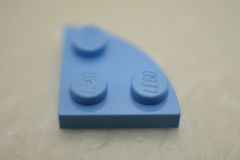 %7904 プレート[パステル薄青]2x2(1/4円)