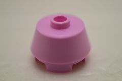 %98100 ブロック[パステルダークピンク]2x2(円すい上部カット)