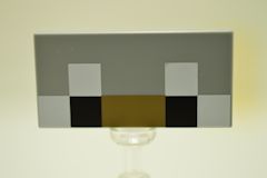 %87079 タイル[新灰]2x4(マイクラ、ＢａｂｙＷｏｌｆＥｙｅｓ)