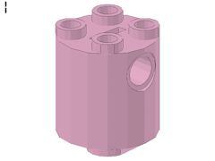%30361c シリンダー型ロボット胴体無地[パステルダークピンク]