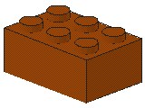 %3002 ブロック[ダークオレンジ]2x3