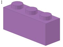 %3622 ブロック[パステル紫]1x3