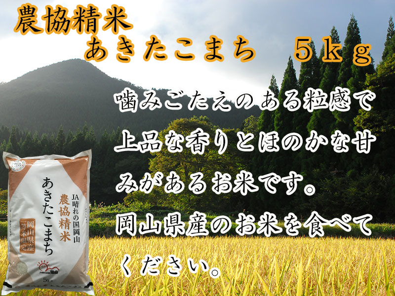 あああ  岡山県北産あきたこまち uwagami_akitakomachi-5kgx2