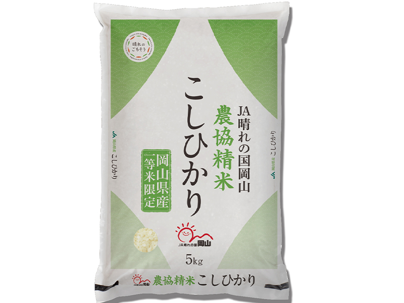 令和6年産】農協精米 コシヒカリ5kg×2袋 【精米】岡山県産 | 晴れの  