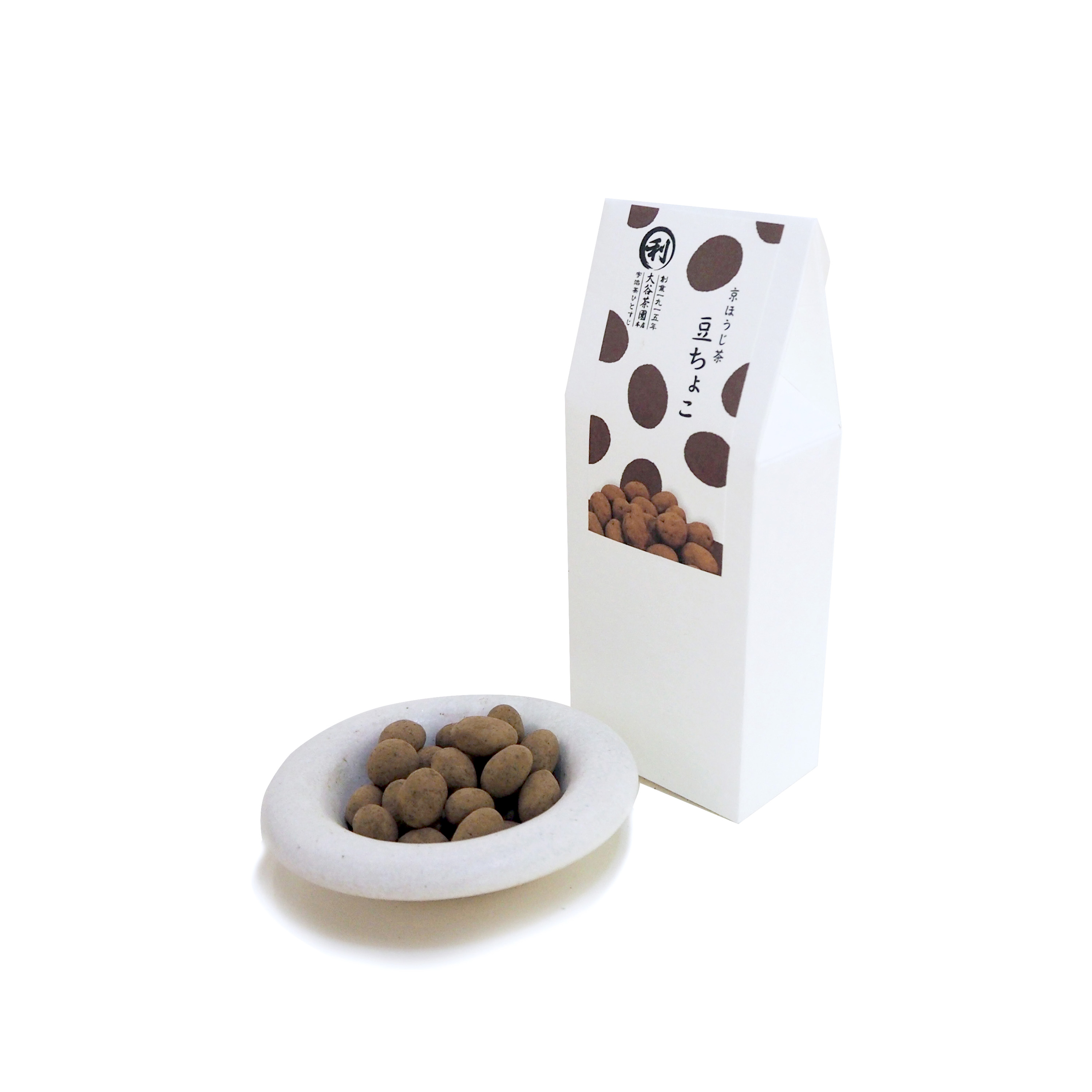 チョコ☆ 茶道具　大海茶入　ねじり梅唐草 ◇奈良店取扱い商品〈リリオンテ〉choco-ne 大和ほうじ茶｜近鉄