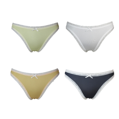 トリコット＆レースギャザーＴバックショーツ