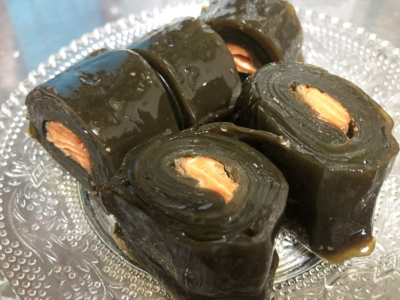 紅鮭昆布巻き1本