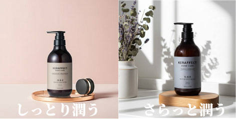 ケラフェクトシャンプー&トリートメントセット選べる4種の質感｜髪質