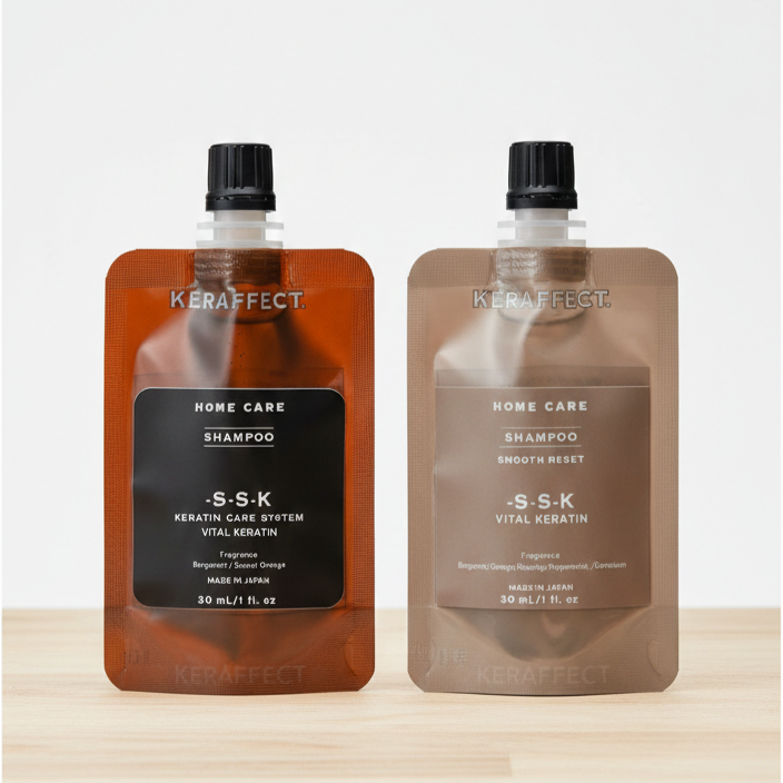 ケラフェクトシャンプー 2種比較セット｜潤い vs さらさら質感