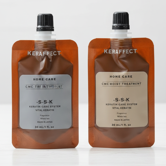 ケラフェクト CMCトリートメント 比較セット｜さらさらvsしっとり質感