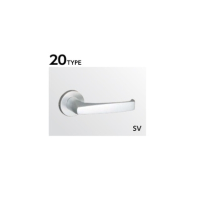 美和　レバーハンドル錠　U9　LA20-1　アルミシルバー　BS51　DT33-42