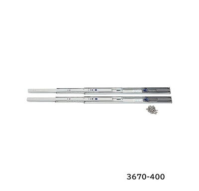 ランプ　セルフ＆ソフトクロージング機能付き3段引スライドレール　3670-400