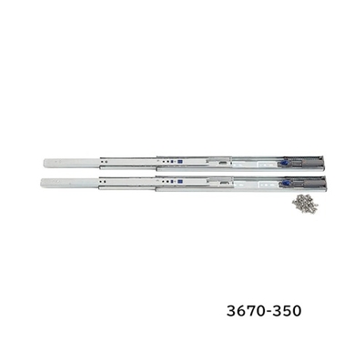 ランプ　セルフ＆ソフトクロージング機能付き3段引スライドレール　3670-350