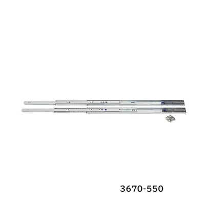 ランプ　セルフ＆ソフトクロージング機能付き3段引スライドレール　3670-550