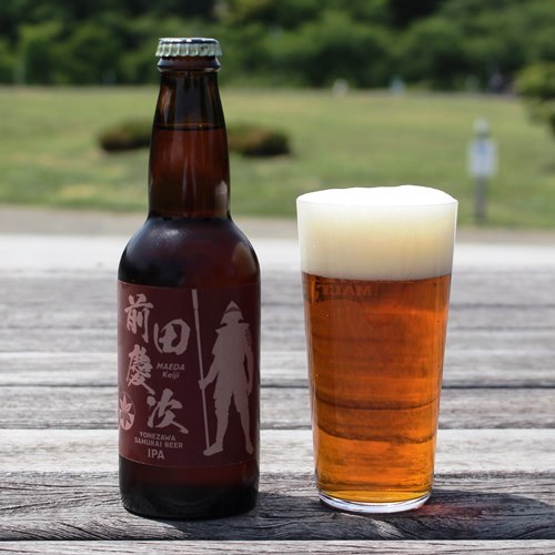 米沢サムライビール「前田慶次」IPA 330ml／上杉城史苑オリジナル米沢