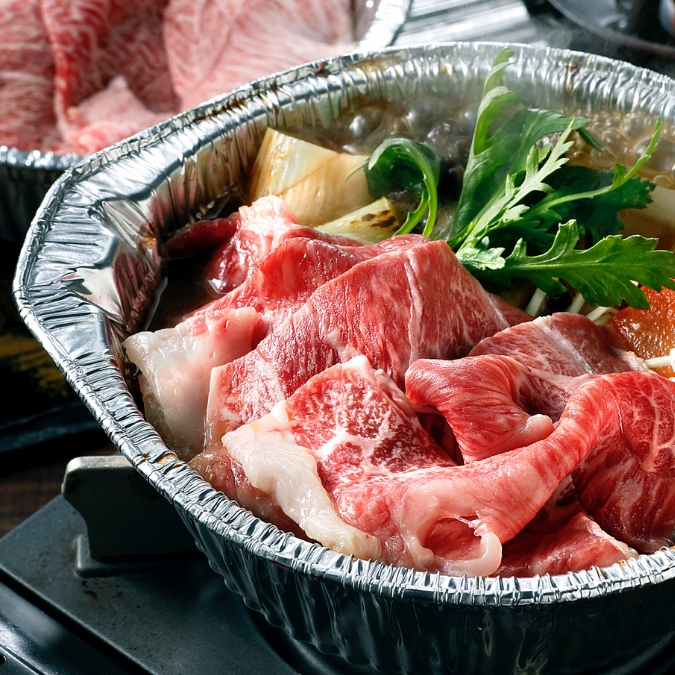 米沢牛黄木／米沢牛赤身すき焼き鍋〈一人前〉【冷凍】 | 上杉城史苑