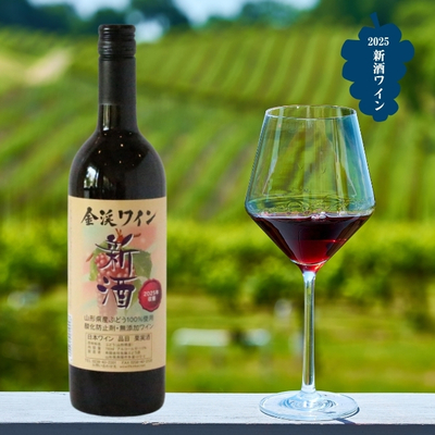 佐藤ぶどう酒／やまがた金渓ワイン 2025新酒 赤・辛口 750ml