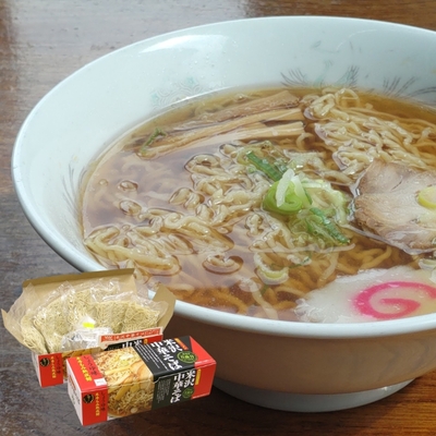 上杉城史苑オリジナル／米沢ラーメン5食入スープ付き【生麺タイプ】