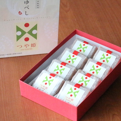 山形けぇくぅ堂／つや姫くるみゆべし8個入