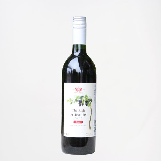 大浦葡萄酒／THE RICH アリカント2025 750ml | 上杉城史苑ネットショップ