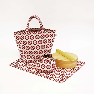 【特典付き】米織小紋 ✕ 雪若丸デザイングッズ3点セット