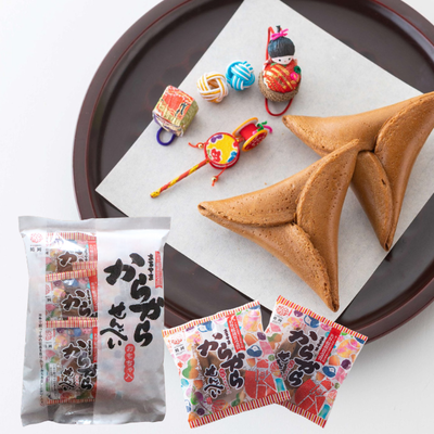 宇佐美煎餅店／からからせんべい6個入り