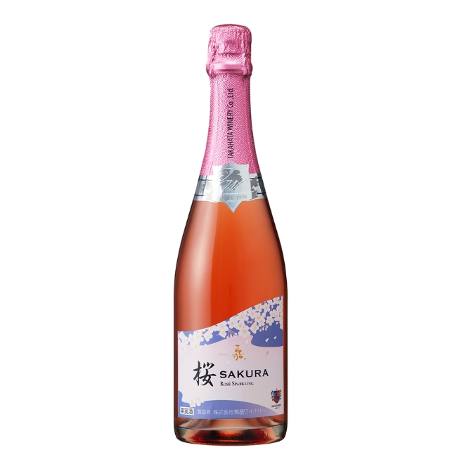 高畠ワイナリー／「嘉」スパークリング ロゼ「限定桜ラベル」750ml