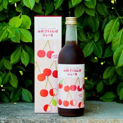 加藤物産／山形県産佐藤錦果汁100％さくらんぼジュース 550ml