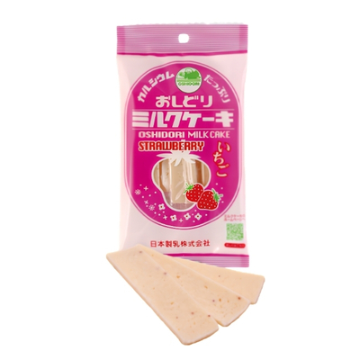 日本製乳／おしどりミルクケーキ【いちご】8本入り