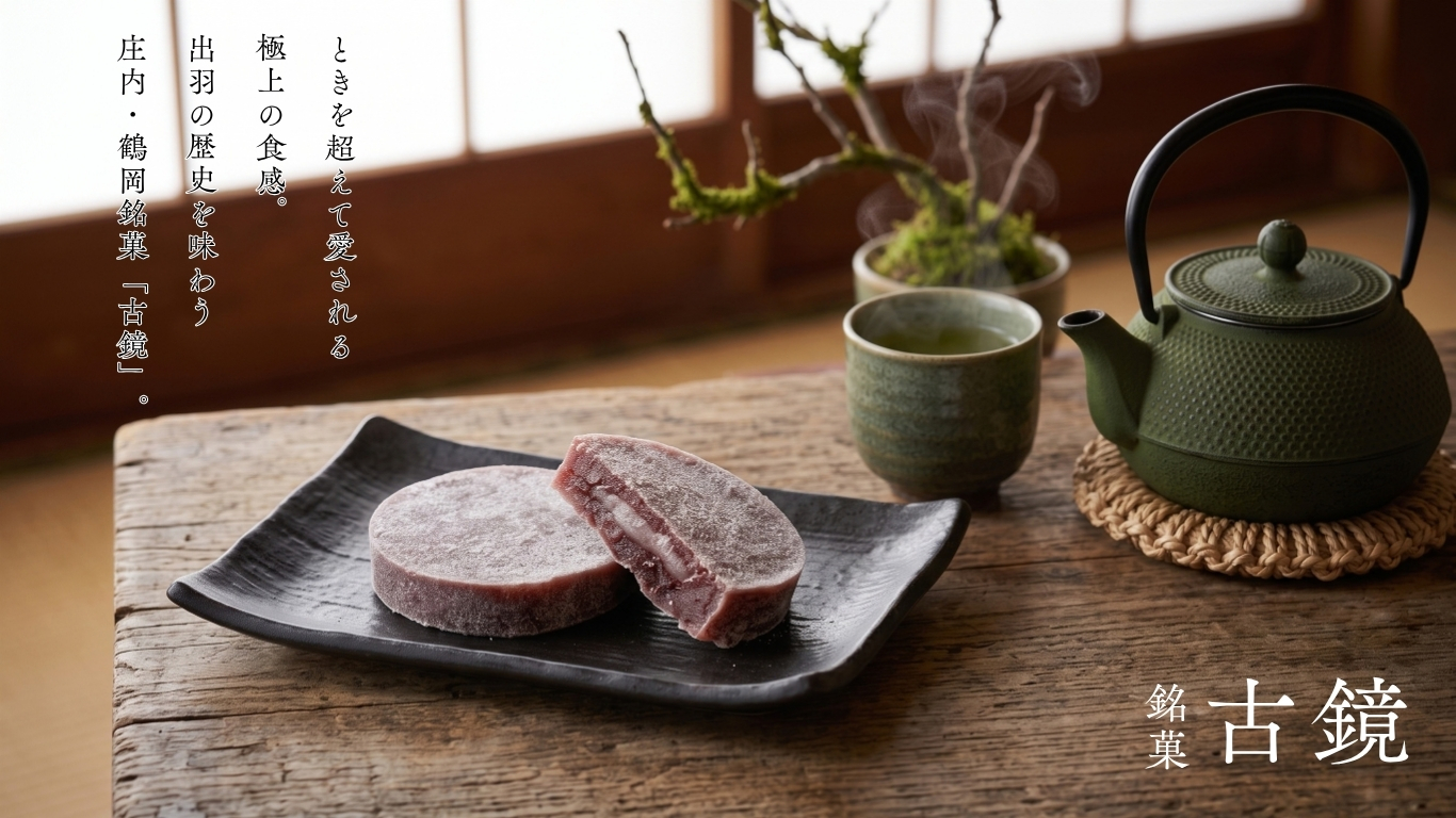 木村屋 古鏡｜羽黒山・鏡池に由来する庄内銘菓 | 上杉城史苑ネットショップ