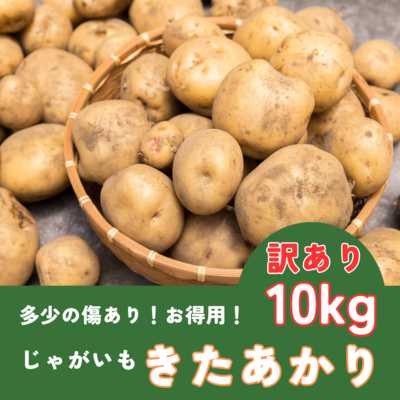 【訳あり】きたあかり（じゃがいも）10キロ