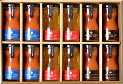 【冬ギフト】デリシャストマトジュース飲み比べ12本セット