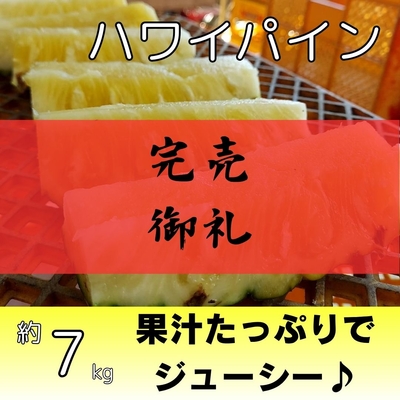ハワイパイン約7kg（7～12個入り）