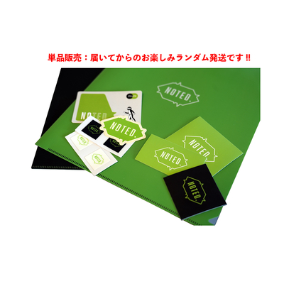 『NOTED.』ステッカー(1枚・ランダム封入)